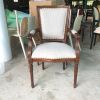 Ghế Armchair Louis XVI Gỗ Tự Nhiên LSXVI022