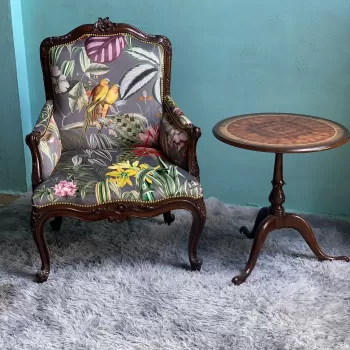 Sofa Đơn LOUIS XIV Bọc Vải ACACIA