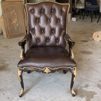 Ghế Làm Việc Louis ALTHORP XV Màu Đen Gỗ MAHOGANY LSXV0A4