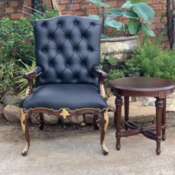 Ghế Louis ALTHORP XV Không Tay Bọc Da Bò LSXV0A5