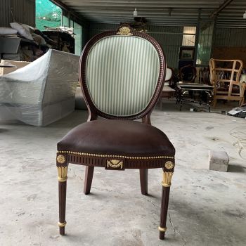 Ghế Louis King Chair Làm Bằng Gỗ Mahogany