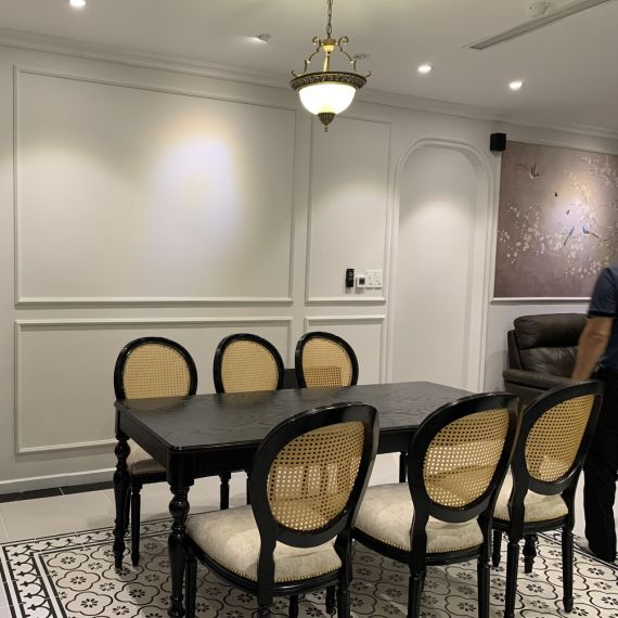 Bộ Bàn Ghế Ăn Louis XVI Phong Cách INDOCHINE