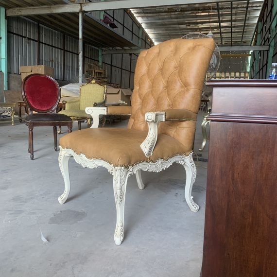 Ghế Làm Việc Louis ALTHORP XV Màu Trắng Gỗ Sồi LSXV0A7