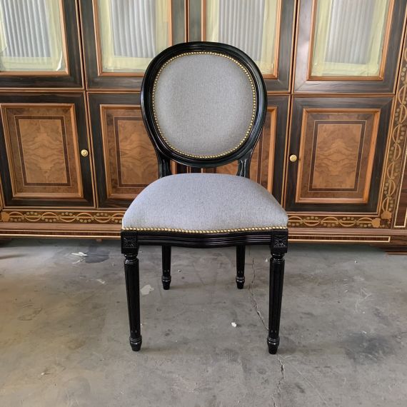 Ghế Louis XVI Không Tay Làm Bằng Gỗ ASh LSXVI018