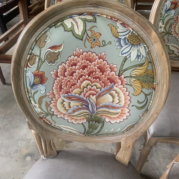 Ghế Louis XVI Không Tay Làm Bằng Gỗ ASh LSXVI018
