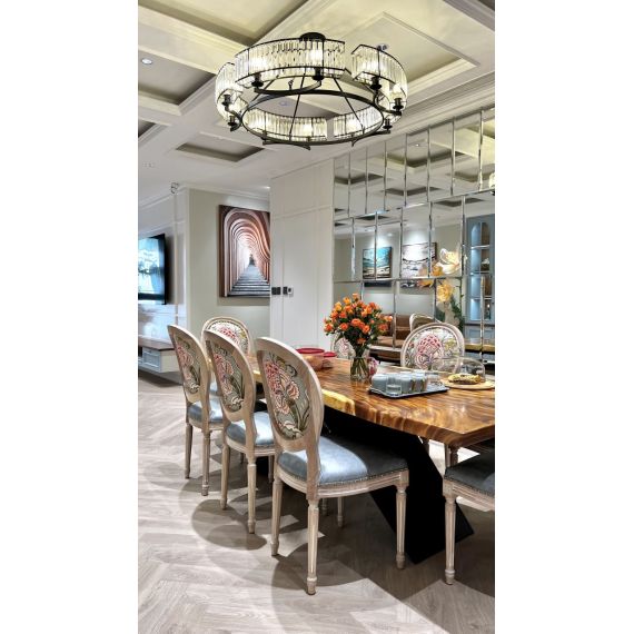 Ghế Louis XVI Không Tay Làm Bằng Gỗ ASh LSXVI018