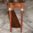 Bàn Console Louis XVI Sơn Màu Walnut