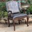 Ghế Bành Louis XV Ralph Lauren Bọc Da Bò Ý LSXV0A6