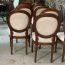 Ghế Louis XVI Không Tay Gỗ ASh Bọc Vải LSXVI016